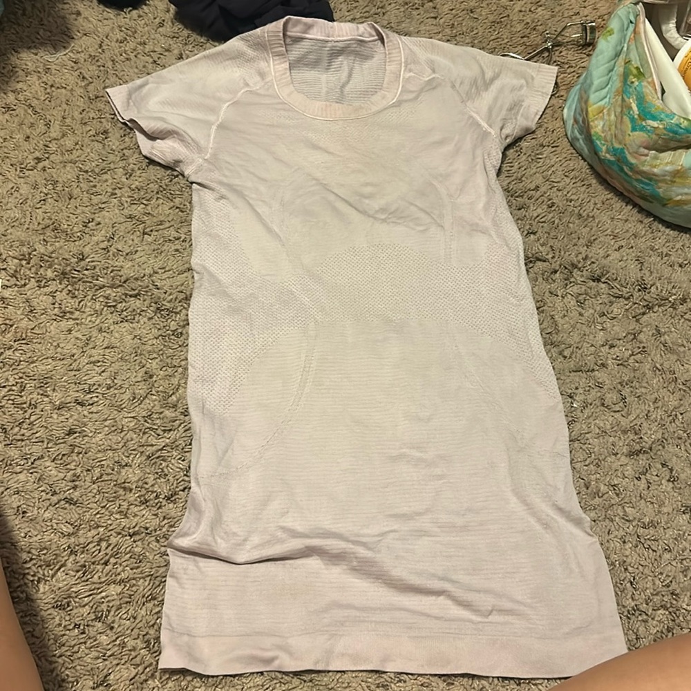 Lululemon Pink Swiftly Tech Short Sleeve Top